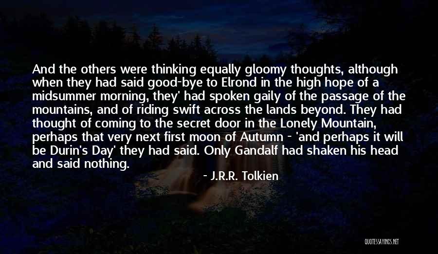 Hope Good Day Quotes By J.R.R. Tolkien Hope Good Day Quotes By J.R.R. Tolkien