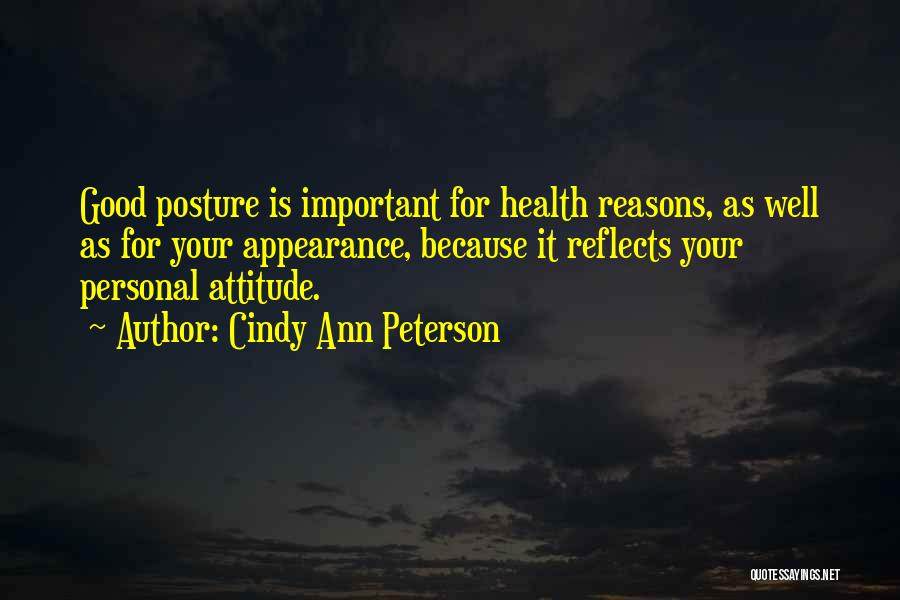 Hope Good Health Quotes By Cindy Ann Peterson