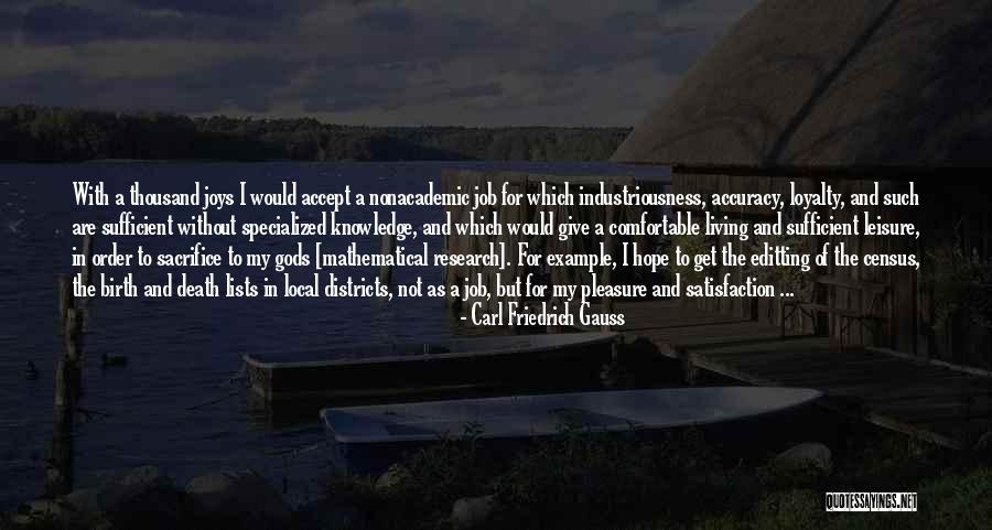 Hope I Get The Job Quotes By Carl Friedrich Gauss Hope I Get The Job Quotes By Carl Friedrich Gauss