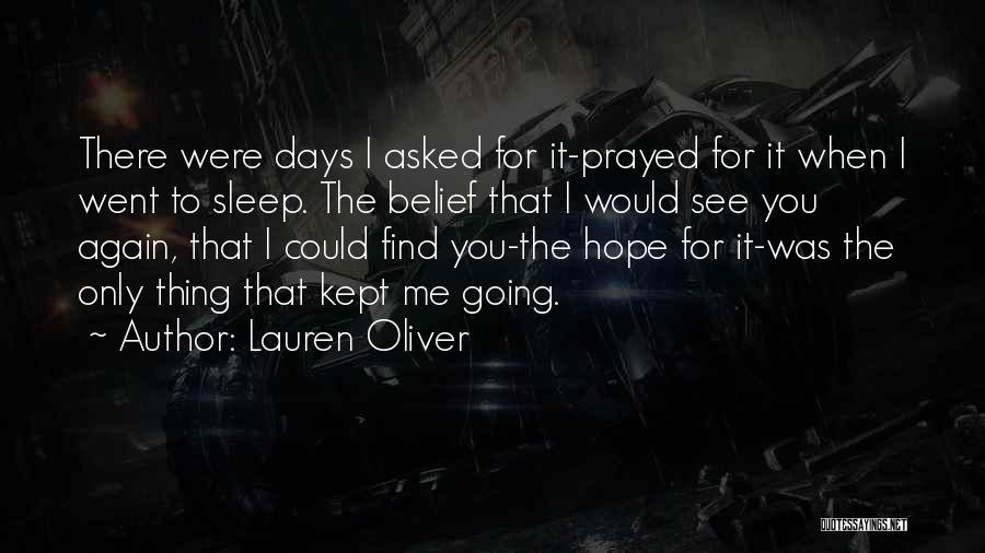 Hope I See You Again Quotes By Lauren Oliver
