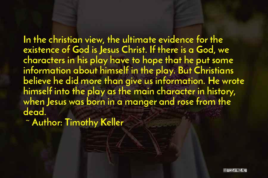 Hope In Christ Quotes By Timothy Keller