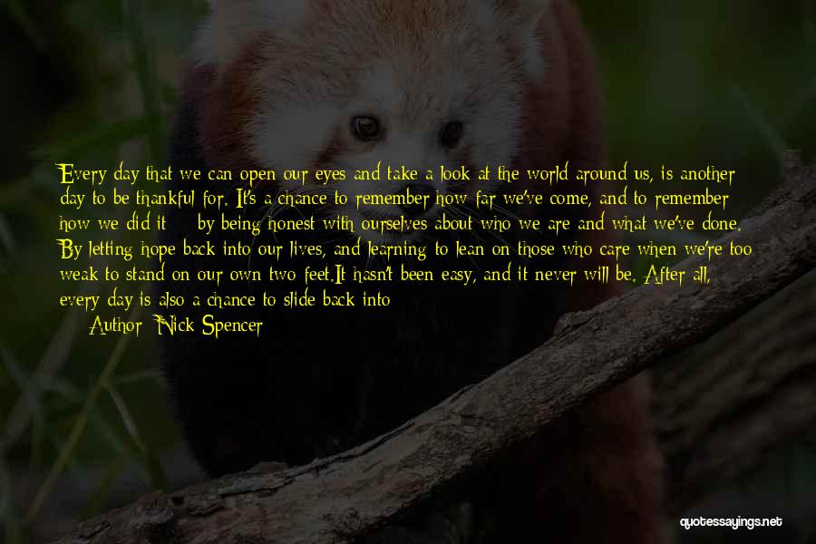 Hope In Darkness Quotes By Nick Spencer