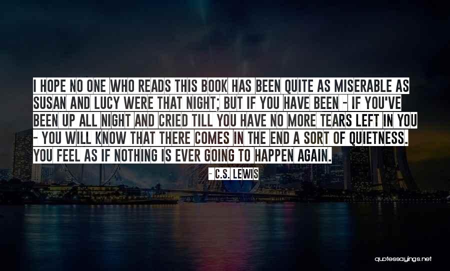 Hope In The Book Night Quotes By C.S. Lewis Hope In The Book Night Quotes By C.S. Lewis