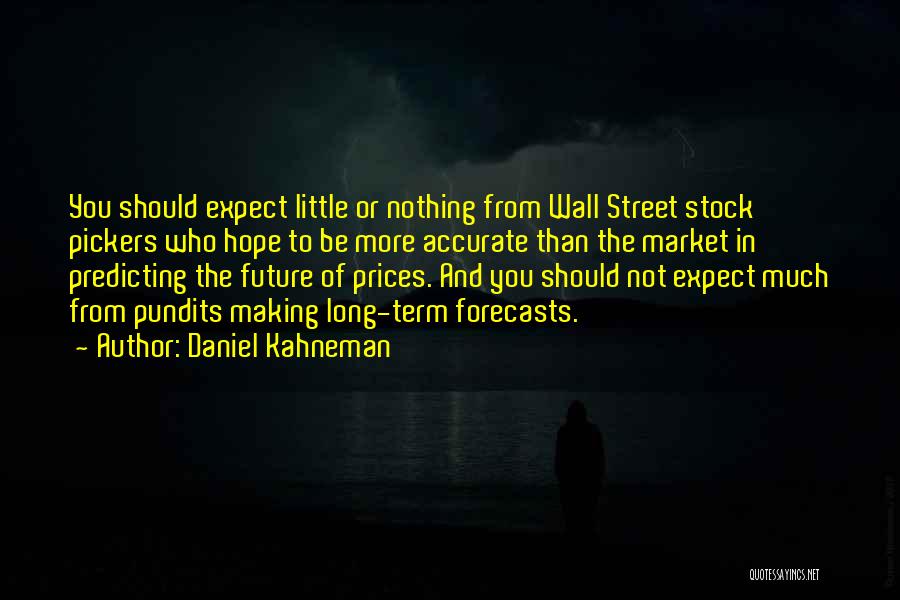 Hope In The Future Quotes By Daniel Kahneman