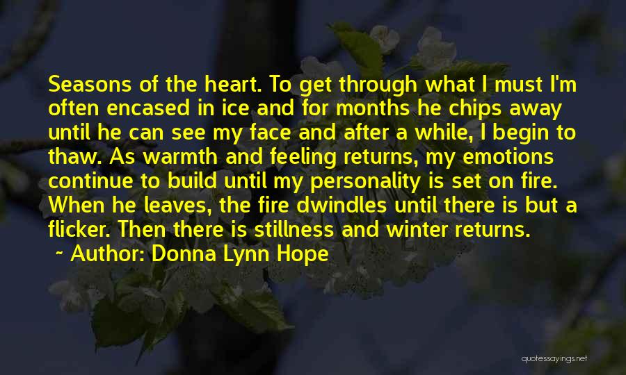 Hope In Winter Quotes By Donna Lynn Hope