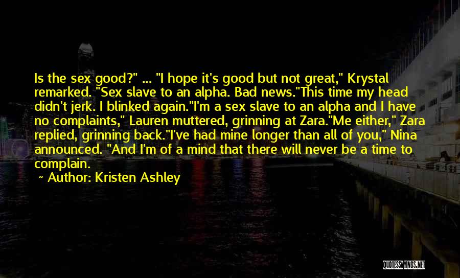Hope Is Bad Quotes By Kristen Ashley