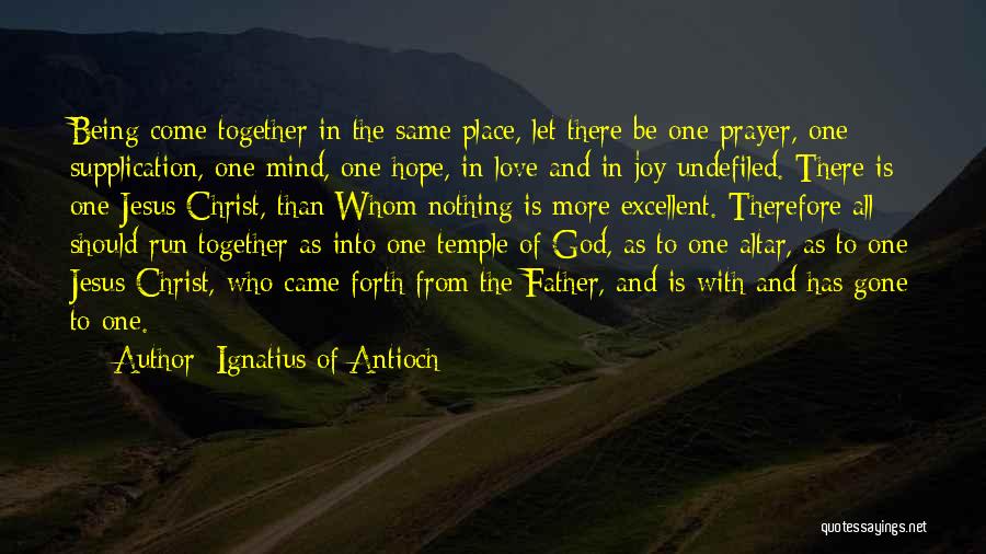 Hope Is Gone Quotes By Ignatius Of Antioch