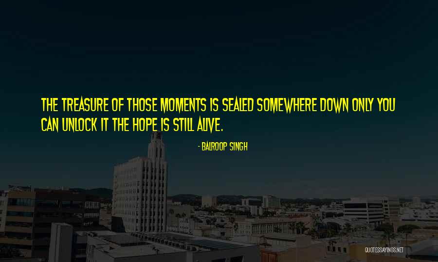 Hope Is Still Alive Quotes By Balroop Singh