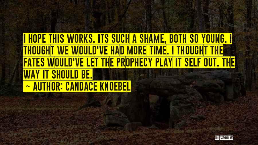 Hope It Works Out Quotes By Candace Knoebel