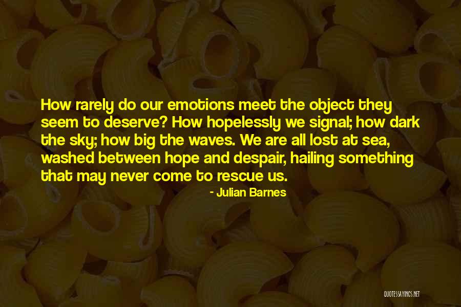Hope Lost Quotes By Julian Barnes Hope Lost Quotes By Julian Barnes