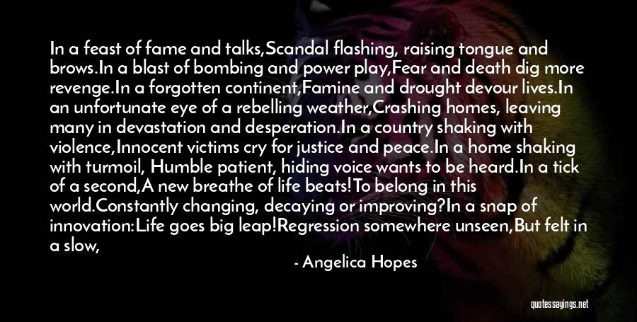 Hope New Life Quotes By Angelica Hopes