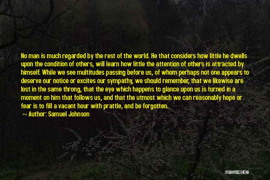 Hope Not Lost Quotes By Samuel Johnson