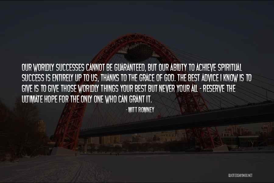 Hope Of Success Quotes By Mitt Romney Hope Of Success Quotes By Mitt Romney