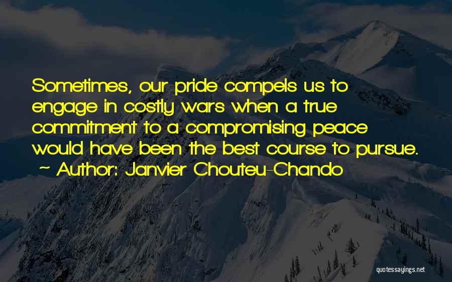 Hope Peace Love Quotes By Janvier Chouteu-Chando
