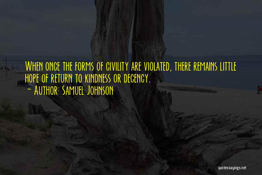 Hope Remains Quotes By Samuel Johnson