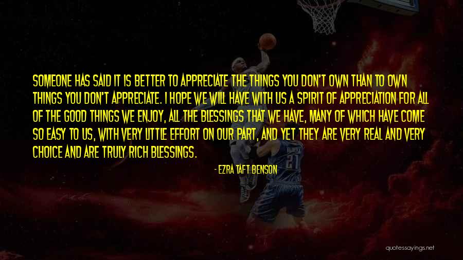 Hope Things Are Better Quotes By Ezra Taft Benson Hope Things Are Better Quotes By Ezra Taft Benson