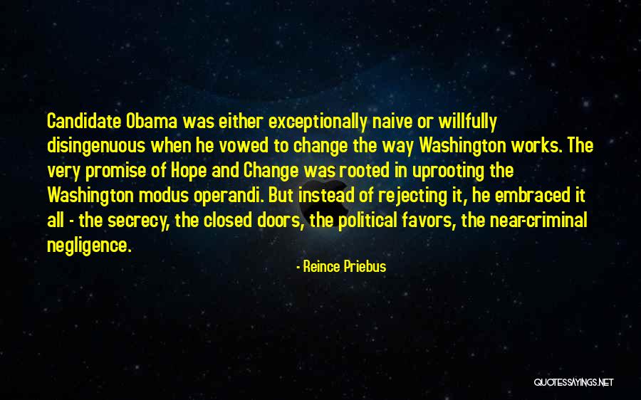 Hope To Change Quotes By Reince Priebus