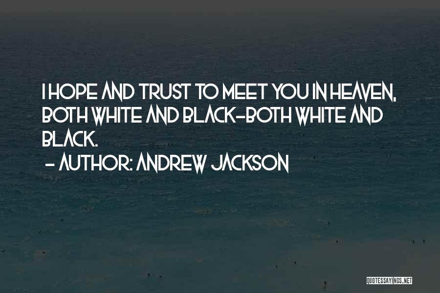 Hope To Meet Soon Quotes By Andrew Jackson