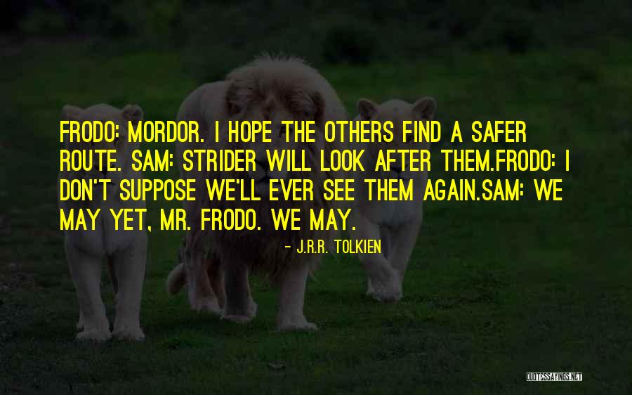 Hope To See You Again Soon Quotes By J.R.R. Tolkien