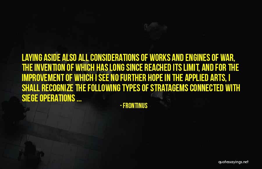 Hope War Quotes By Frontinus Hope War Quotes By Frontinus