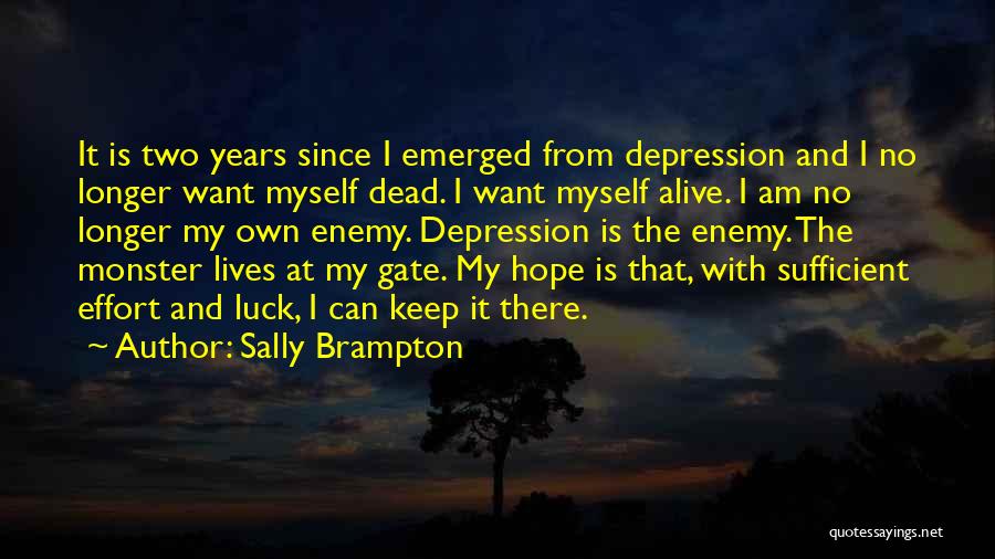 Hope With Depression Quotes By Sally Brampton