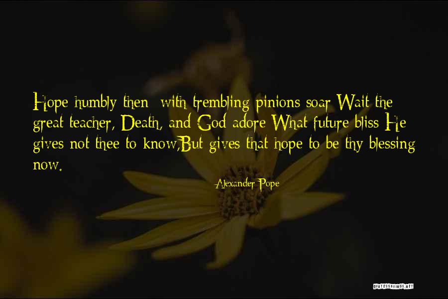 Hope With God Quotes By Alexander Pope