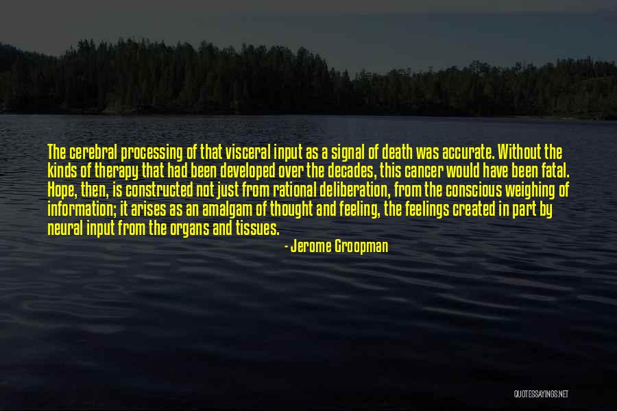 Hope You Are Feeling Well Quotes By Jerome Groopman Hope You Are Feeling Well Quotes By Jerome Groopman