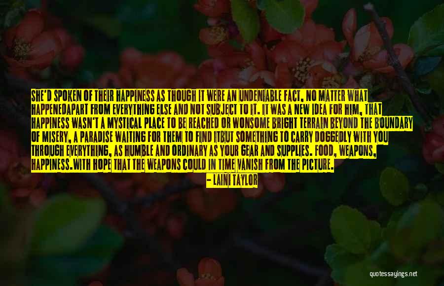 Hope You Find Happiness Quotes By Laini Taylor