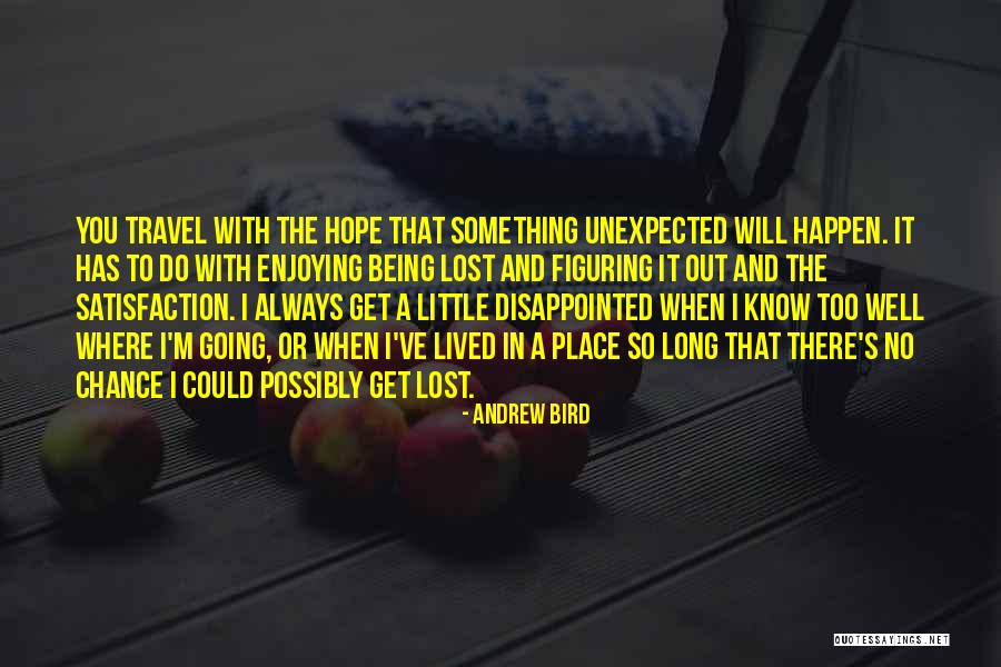 Hope You Get Well Quotes By Andrew Bird