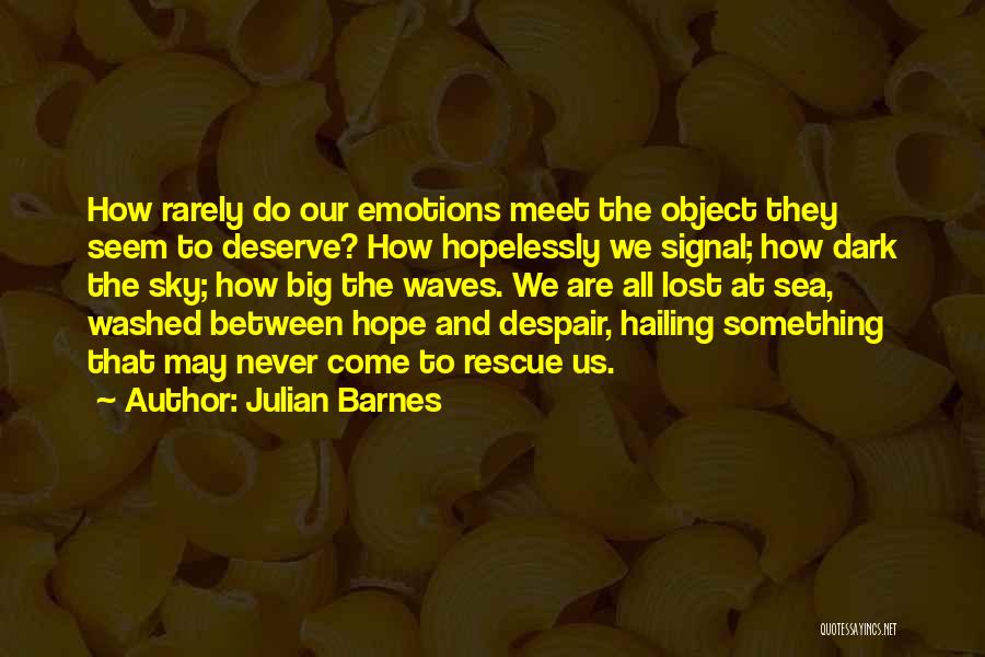 Hope You Get What You Deserve Quotes By Julian Barnes