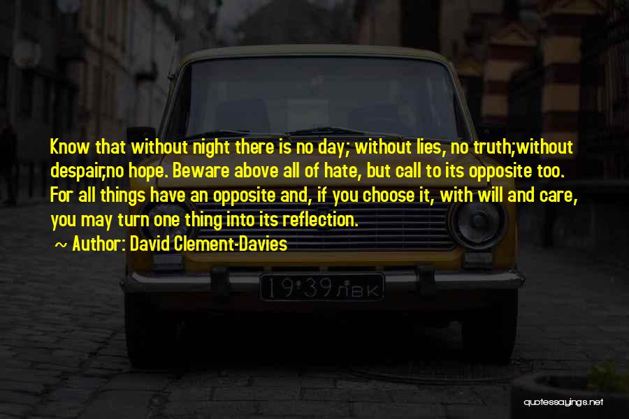 Hope You Know Quotes By David Clement-Davies