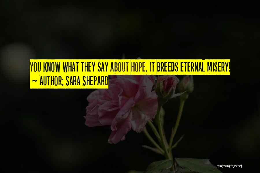 Hope You Know Quotes By Sara Shepard