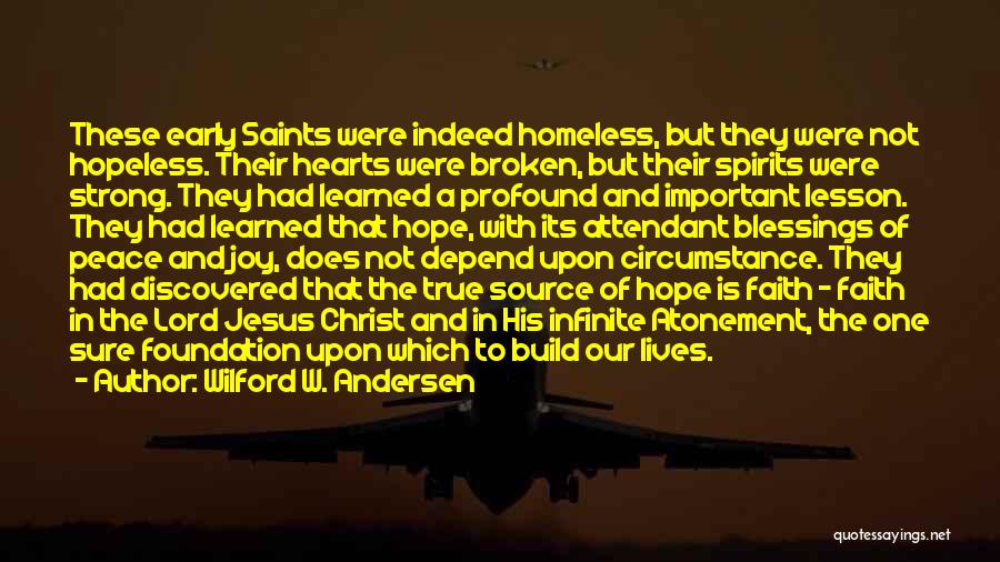 Hope You Learned Your Lesson Quotes By Wilford W. Andersen