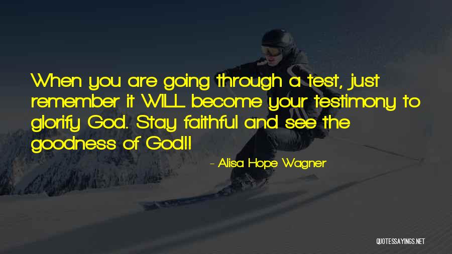 Hope You Stay Quotes By Alisa Hope Wagner