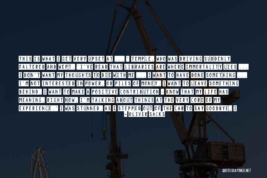 Hope You Think Of Me Quotes By Oliver Sacks Hope You Think Of Me Quotes By Oliver Sacks