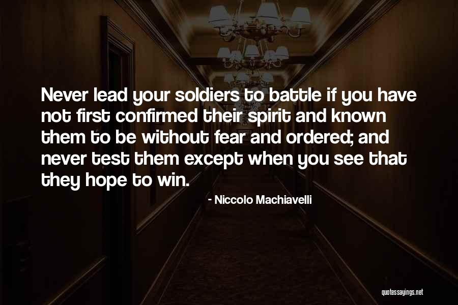 Hope You Win Quotes By Niccolo Machiavelli