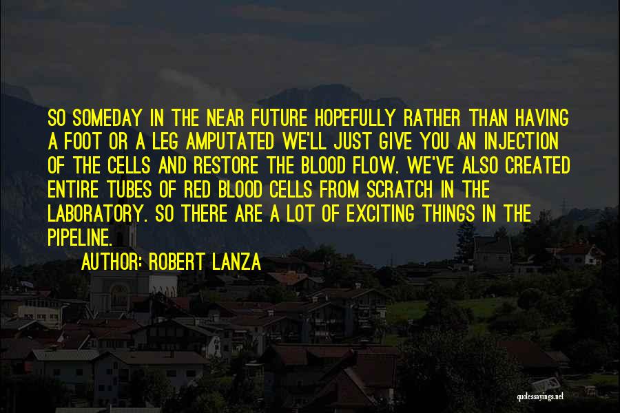 Hopefully Someday Quotes By Robert Lanza