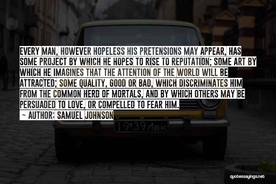 Hopeless Love Quotes By Samuel Johnson