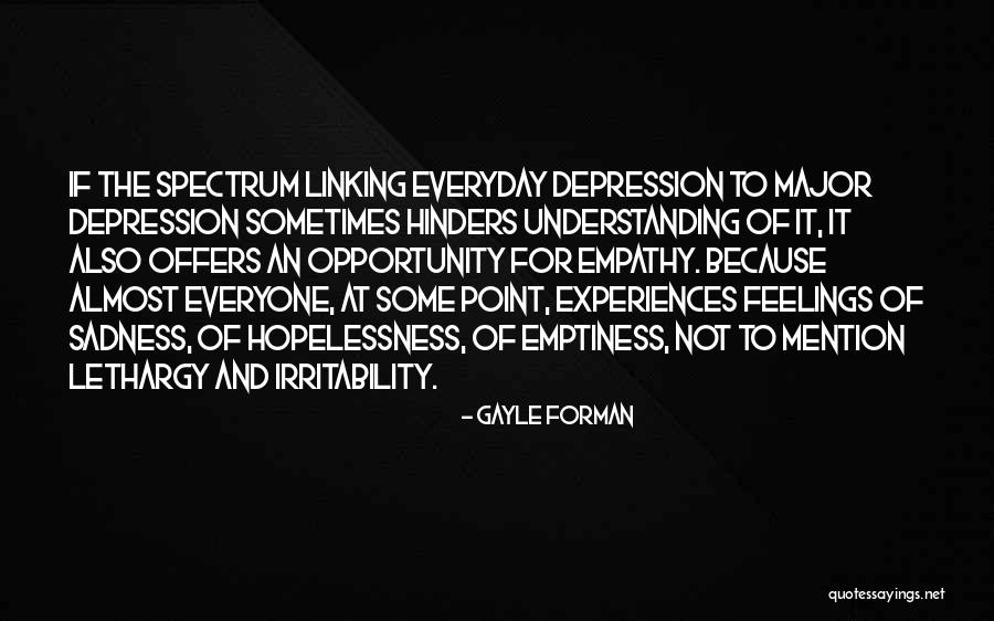 Hopelessness And Depression Quotes By Gayle Forman