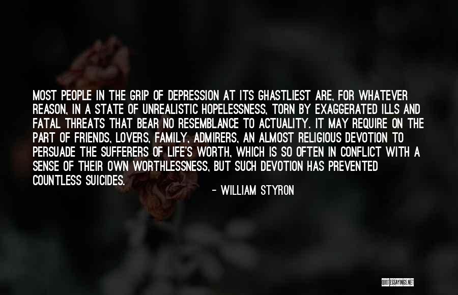 Hopelessness And Depression Quotes By William Styron