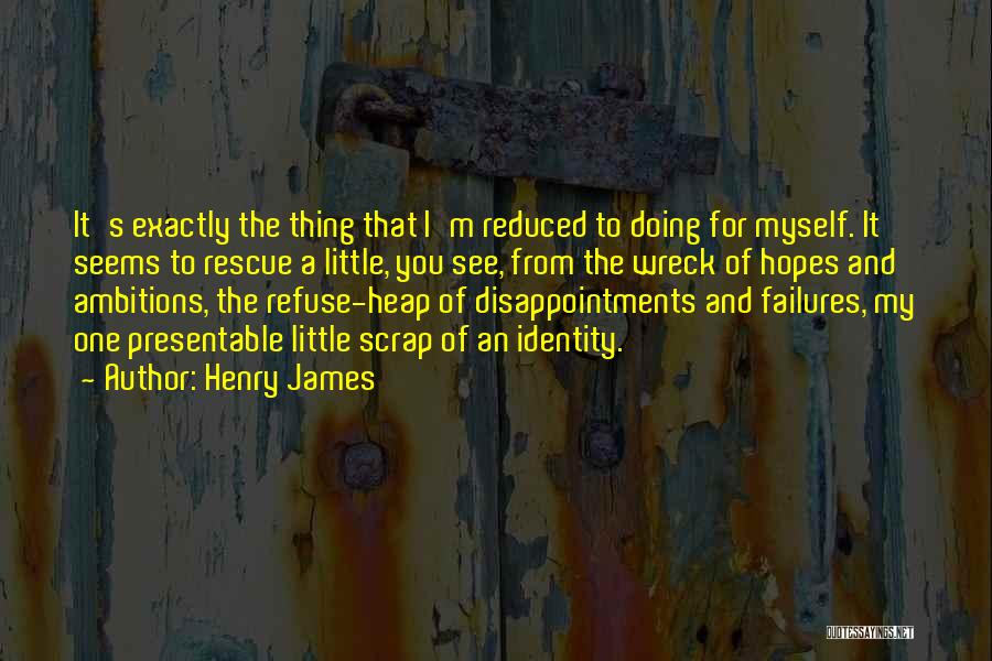 Hopes And Ambitions Quotes By Henry James