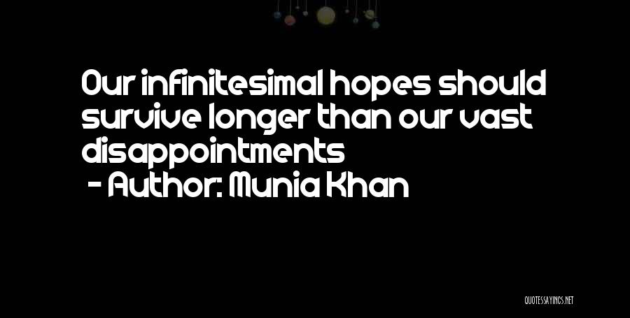 Hopes And Disappointment Quotes By Munia Khan