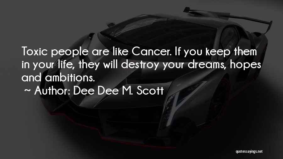 Hopes Dreams And Ambitions Quotes By Dee Dee M. Scott