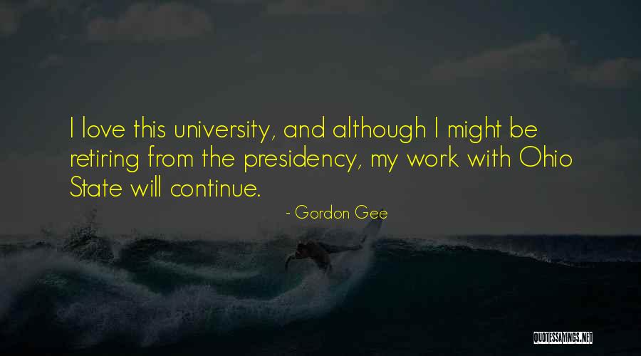 Hopethroughhealinghands Quotes By Gordon Gee Hopethroughhealinghands Quotes By Gordon Gee