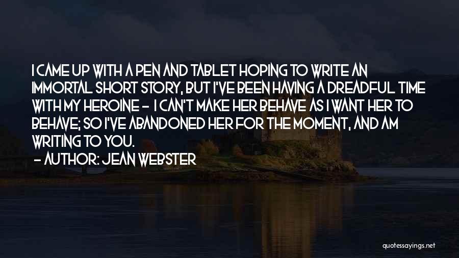 Hoping For Her Quotes By Jean Webster