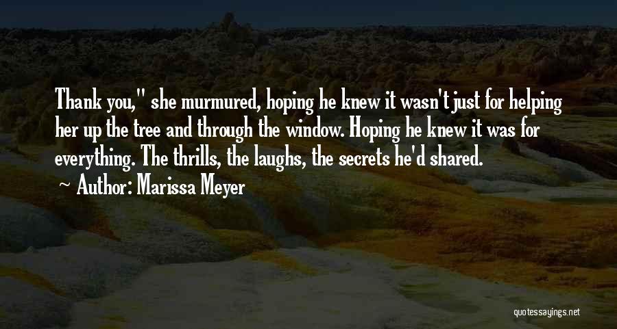 Hoping For Her Quotes By Marissa Meyer