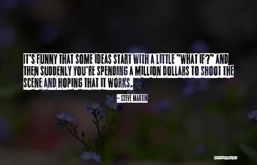 Hoping Something Works Out Quotes By Steve Martin