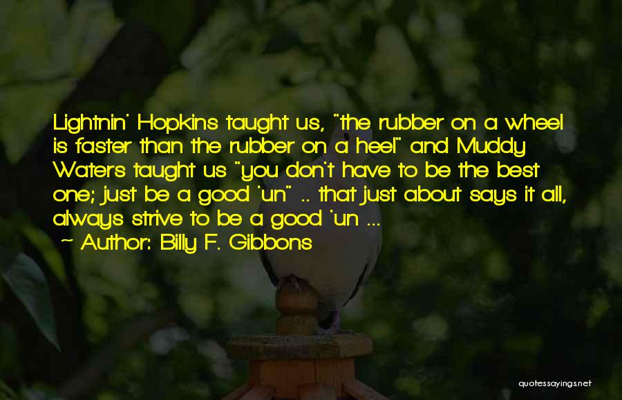 Hopkins Quotes By Billy F. Gibbons