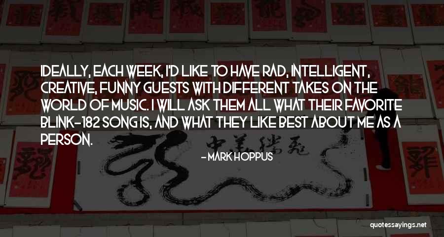Hoppus Quotes By Mark Hoppus Hoppus Quotes By Mark Hoppus