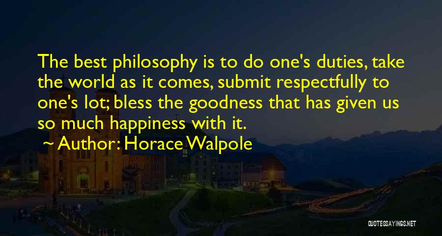 Horace Walpole Quotes 1264295